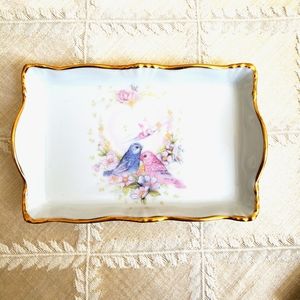 L'Imoges of France porcelain trinket dish.